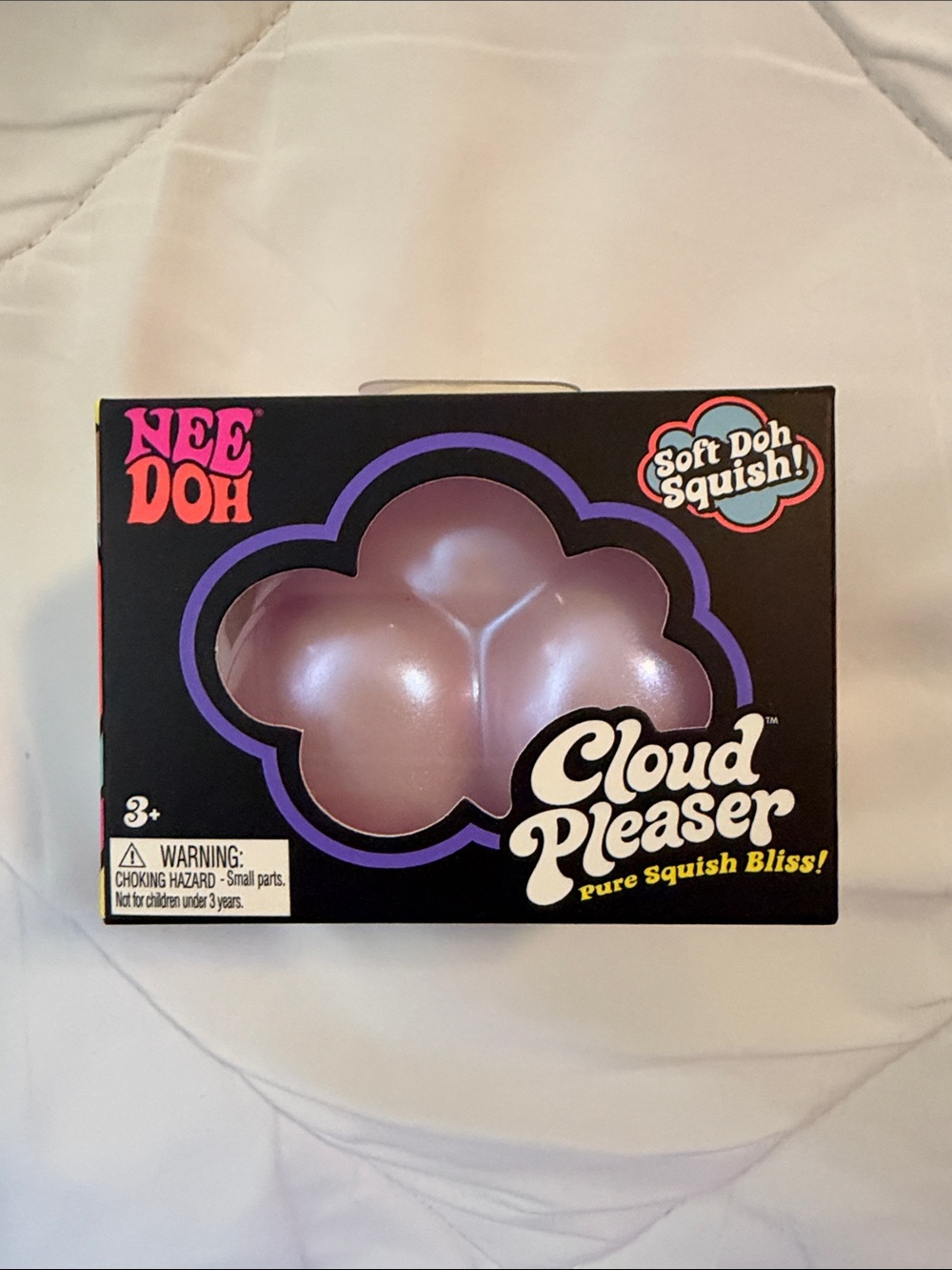 NeeDoh Cloud Pleaser Soft Doh Squish - Pink Cloud